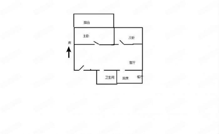 永兴花苑 3室1厅1卫 92m&sup2;
