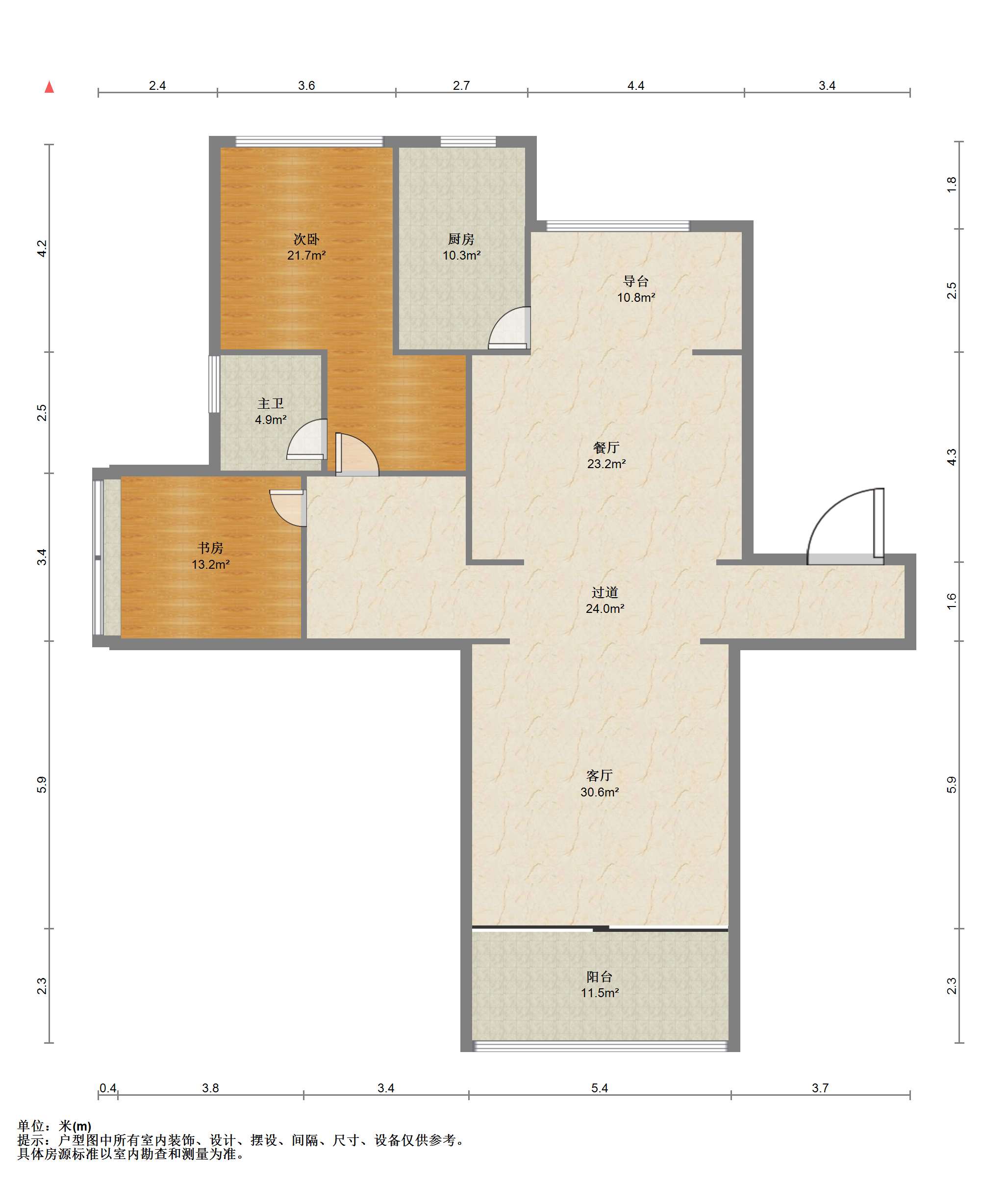 万濠华府 4室2厅3卫 292m&sup2;