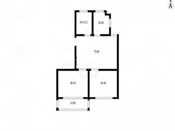 绿苑 2室1厅1卫 71m&sup2;