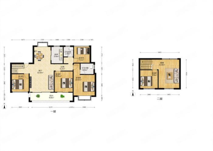 中南漫悦湾 5室2厅1卫 163.15m&sup2;