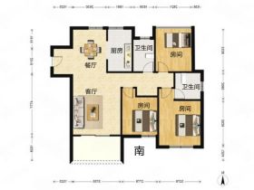 景瑞御府 3室2厅2卫 119.65m&sup2;