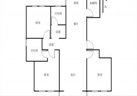 中港城世家 3室2厅2卫 139.77m&sup2;