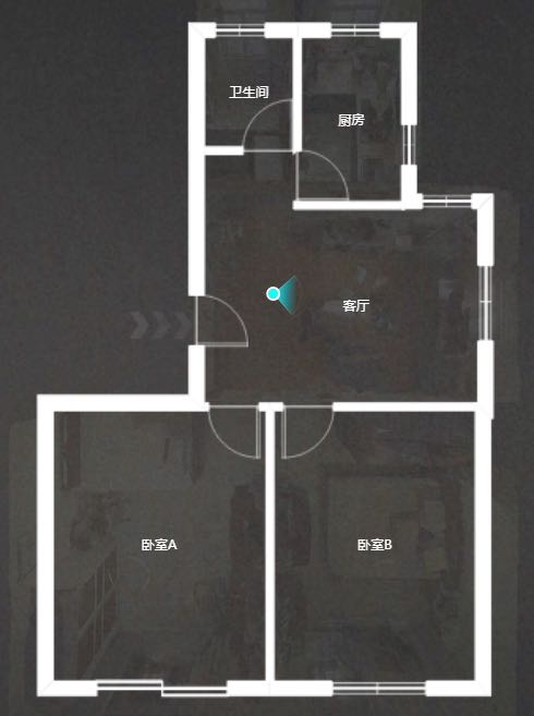濠东路51号小区 2室1厅1卫 67.12m&sup2;