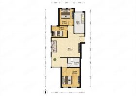 友谊嘉御龙庭 3室2厅1卫 97m&sup2;