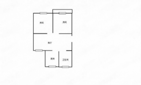 富新社区 2室1厅1卫 64m&sup2;