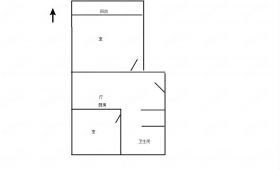 南川园 2室1厅1卫 59.44m&sup2;