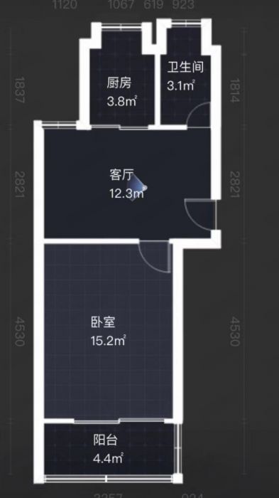 新建路新村 1室1厅1卫 48m&sup2;