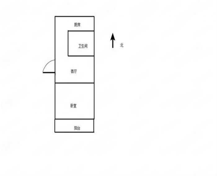五洲国际广场 1室1厅1卫 40m&sup2;