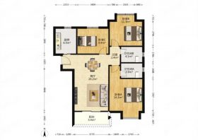中海碧林湾 3室2厅2卫 113.5m&sup2;