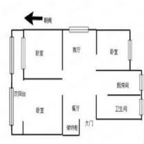汇园 3室1厅1卫 100m&sup2;