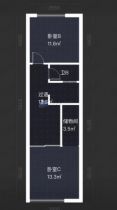 宏景大厦 2室2厅1卫 56.3m&sup2;