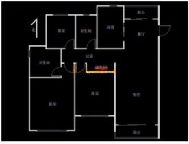恒大御澜庭 3室2厅2卫 120m&sup2;
