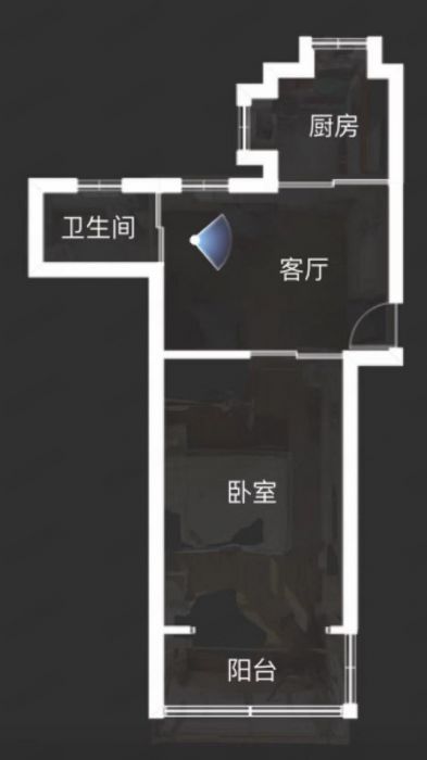 虹桥新村(朝霞路) 1室1厅1卫 46m²