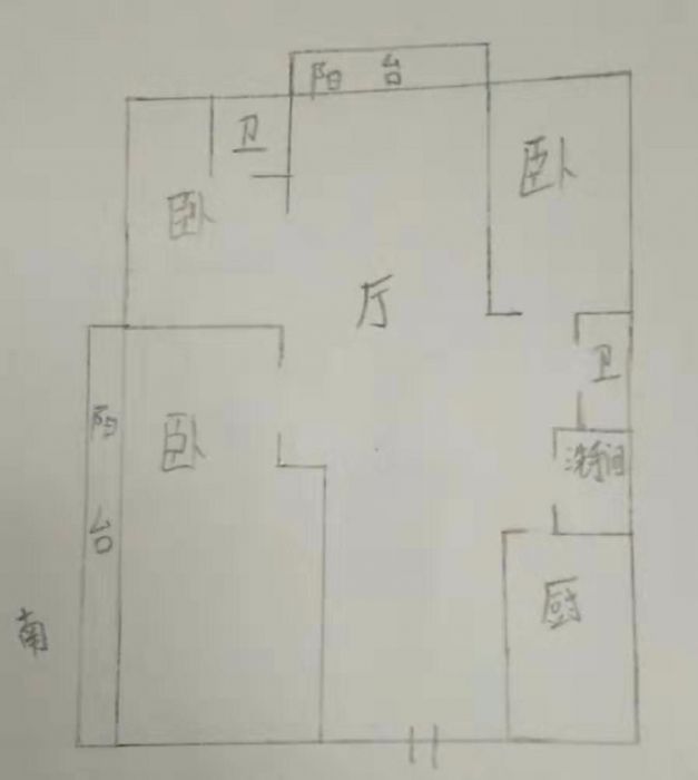 高迪晶城 3室2厅2卫 161m&sup2;