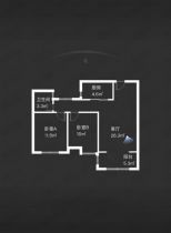南辰濠郡 2室1厅1卫 88m&sup2;
