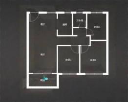 南通雅居乐花园 3室1厅1卫 99m&sup2;