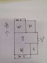 怡园新苑 2室1厅1卫 90m&sup2;