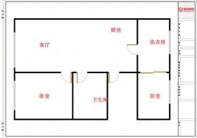 永和大厦 2室1厅1卫 85m&sup2;