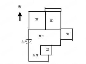 城南新村(崇川区) 3室1厅1卫 76m&sup2;