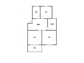 锦安花园 2室1厅1卫 90m&sup2;