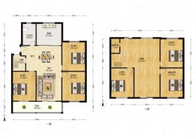 城港花苑西区 3室2厅2卫 120m&sup2;