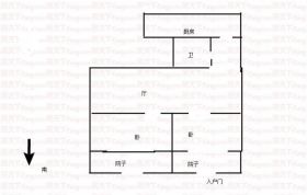 城港新村 2室1厅1卫 74.00m&sup2;