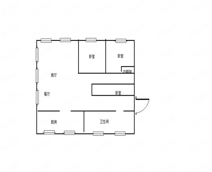 翡翠花园 3室2厅2卫 150m&sup2;