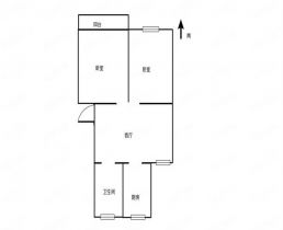 文峰路17号 2室1厅1卫 68.4m&sup2;