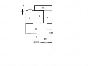 新城新苑 3室1厅1卫 124.8m&sup2;
