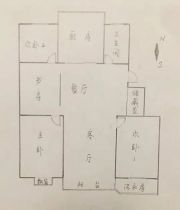 前景花苑 4室2厅1卫 135m&sup2;