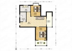 融悦华庭 2室1厅1卫 88m&sup2;