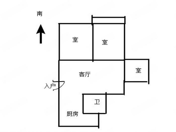 城南新村(崇川区) 3室1厅1卫 76m&sup2;