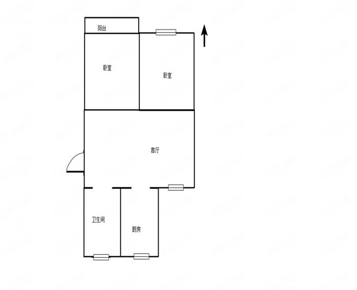友谊家园 2室1厅1卫 92.21m&sup2;