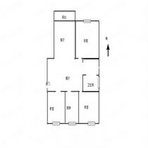 帝奥北城名郡二期 3室2厅1卫 111.8m&sup2;