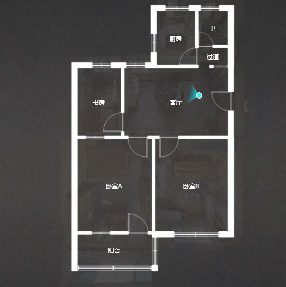 城港新村 3室1厅1卫 71m&sup2;