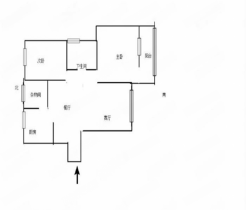 博园岚郡 2室1厅1卫 95m&sup2;