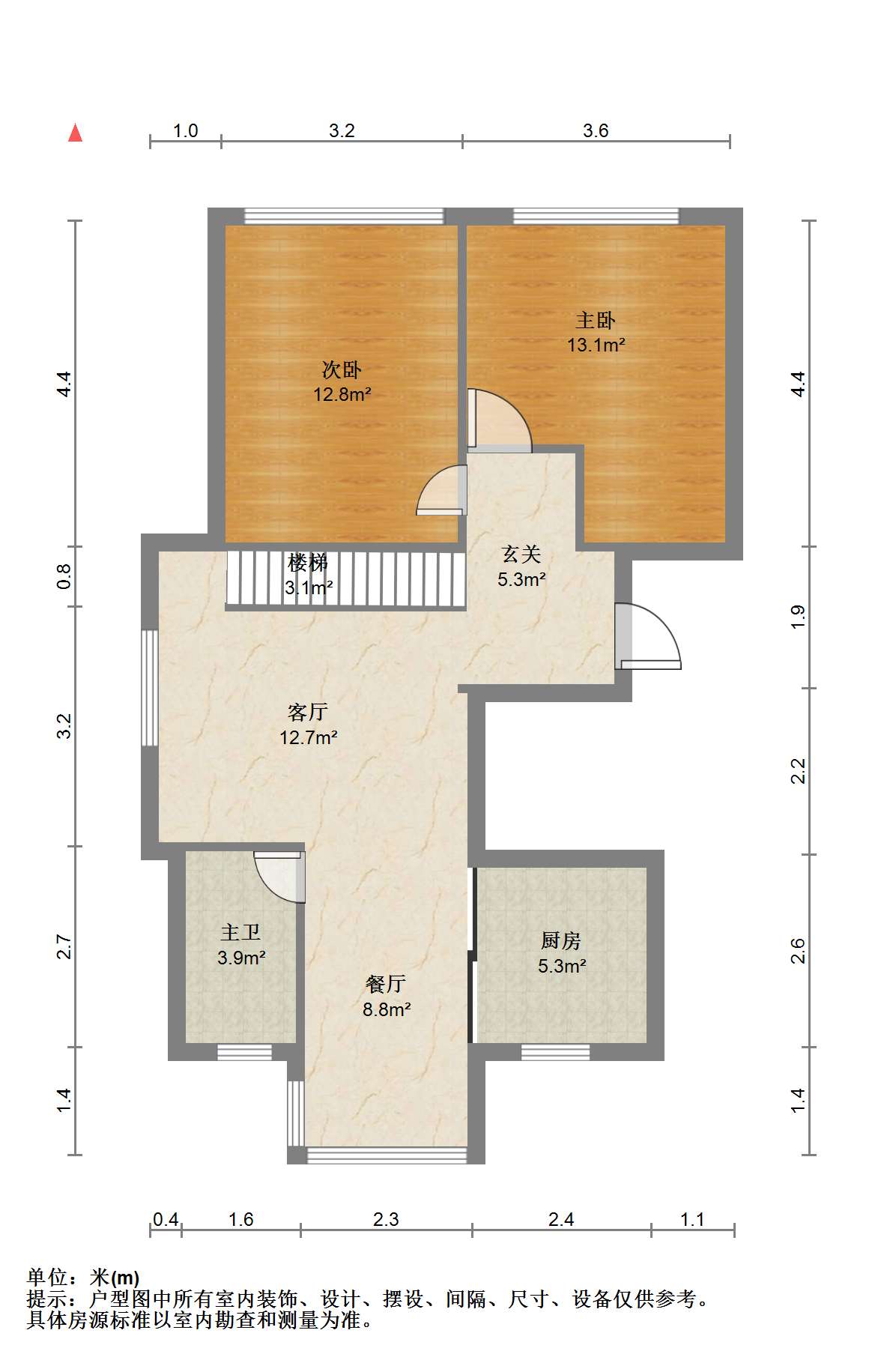 红星嘉苑 3室2厅2卫 111.00m&sup2;