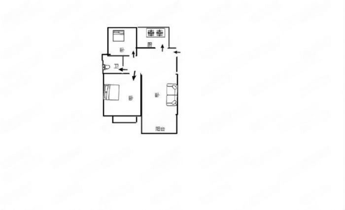 景华城 3室1厅1卫 99m&sup2;