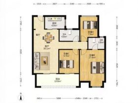 海上传奇 3室2厅1卫 114.87m&sup2;