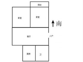 虹桥北村(崇川区) 2室1厅1卫 70.80m&sup2;