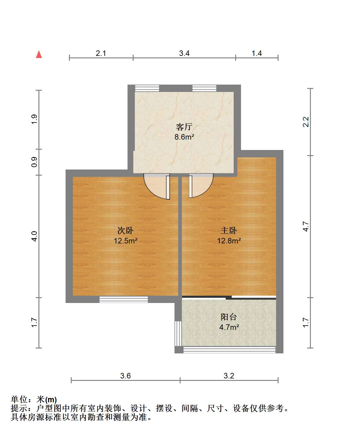 宝隆花园 4室2厅1卫 109.64m&sup2;