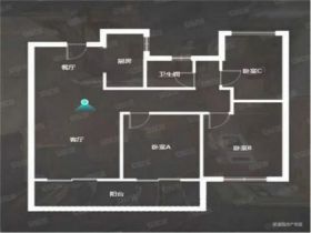 万科翡翠公园 3室2厅1卫 91.5m&sup2;