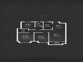 保利香槟国际 3室2厅2卫 117m&sup2;
