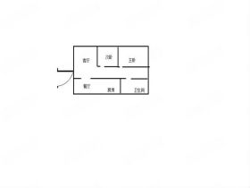 万达华府 2室2厅1卫 108m&sup2;