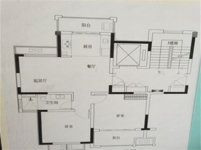 红星嘉苑 2室1厅1卫 86m&sup2;