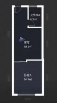 宏景大厦 2室2厅1卫 56.3m&sup2;