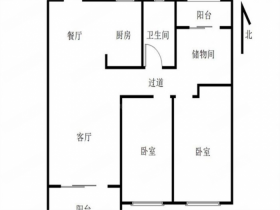 华润悦锦湾 3室2厅1卫 95.9m&sup2;