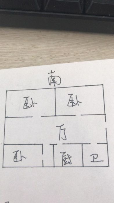 启秀星河城 3室1厅1卫 108m&sup2;