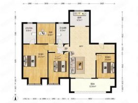 景瑞御府 4室2厅2卫 148m&sup2;