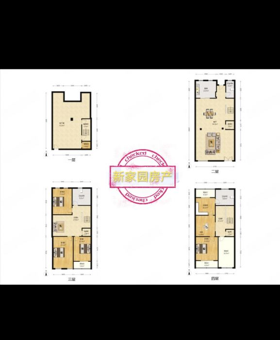 南通壹城水清木华 5室2厅3卫 239.00m&sup2;